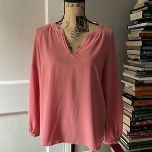 Vince Camuto PL rose pink blouse